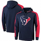 Men's Houston Texans NFL Pro Line by Fanatics Branded Iconic Pullover Hoodie Navy,baseball caps,new era cap wholesale,wholesale hats